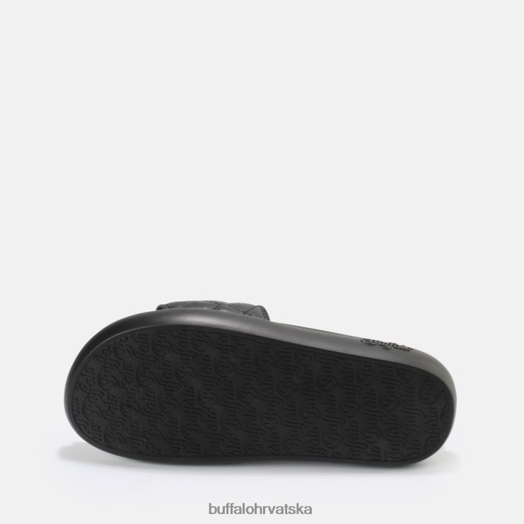 crno Buffalo rey poplun slide vegan |slajdova TDD6T831